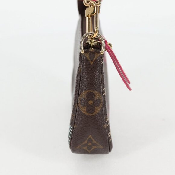 LOUIS VUITTON Christmas Only Mini Pochette Accessoires Pouch M58501 Auth 135900V - Picture 5 of 16